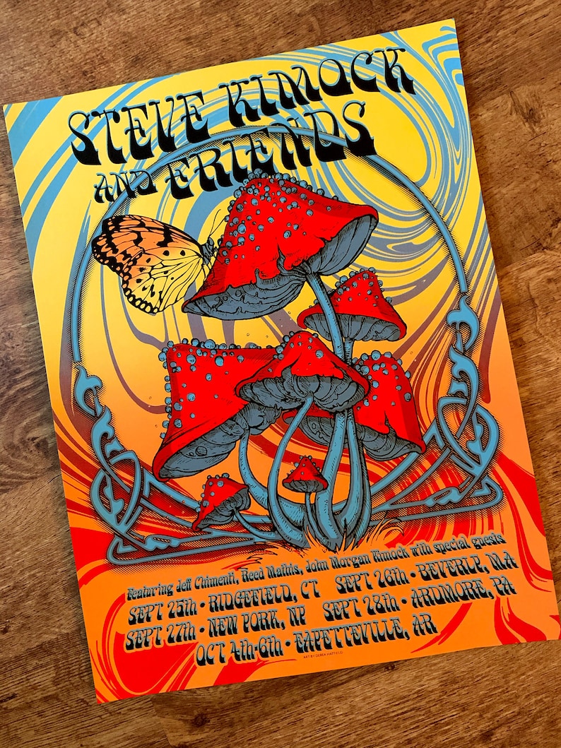 Limited Artist Edition Steve Kimock /& Friends Sept-Oct 2019 Tour