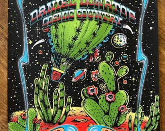 Daniel Donato's Cosmic Country - Apr 3-5,2025 - NC-SC - Limited Artist Edition Screenprint