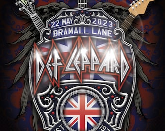 Def Leppard -May 22, 2023 - Bramall Lane, Sheffield, UK - Limited Artist Edition Print