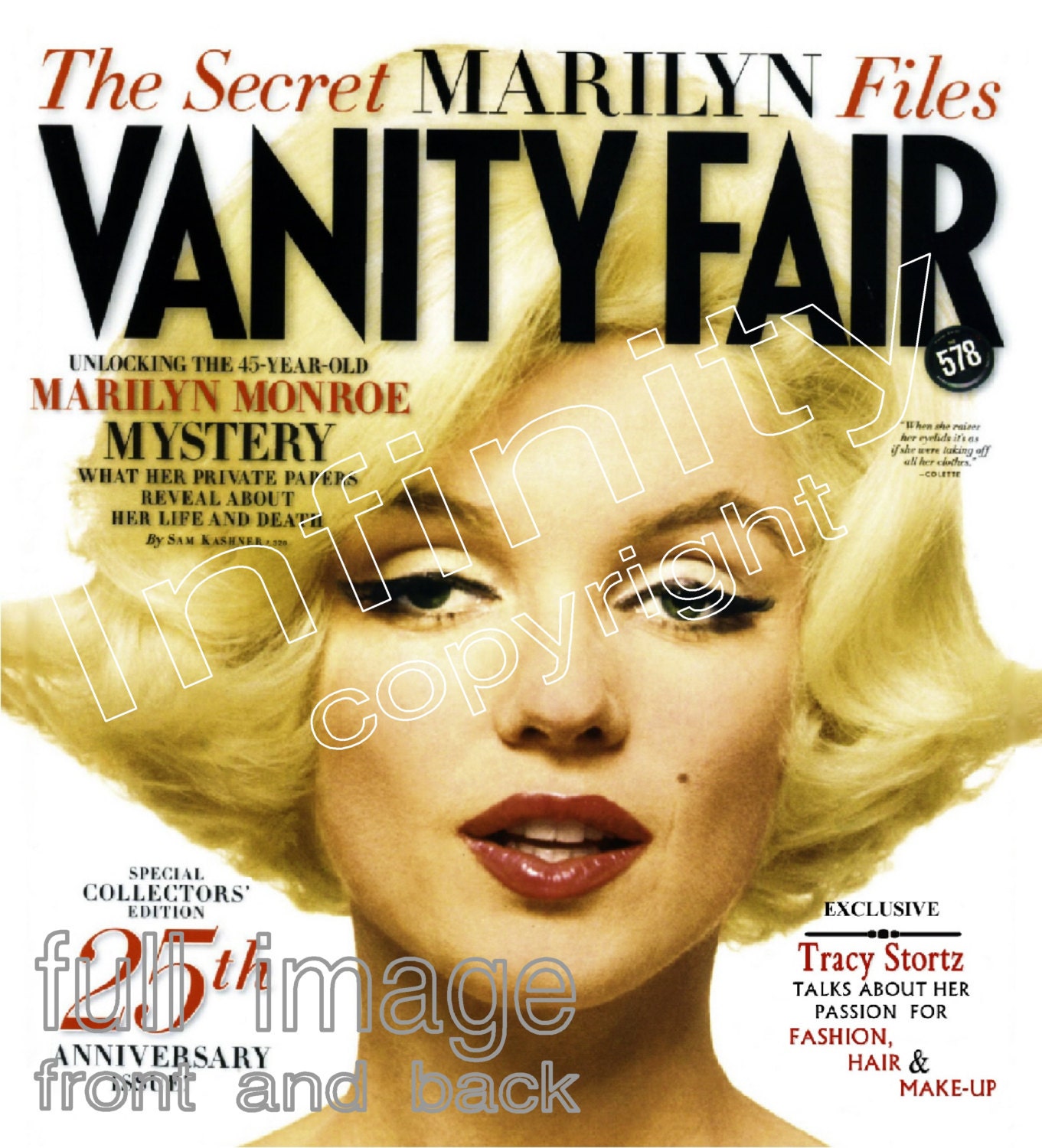 MARILYN MONROE Magazine Clutch Purse Changeable Cover Purse 