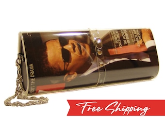 BARACK OBAMA Magazine Clutch Purse Changeable Cover Purse Photo Purse Clutch Purse Evening Bag Photo Gifts Ebony Magazine Cover Etsy