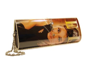 AMAZING 70's MAGAZINE Clutch/cherie Paris Clutch/vintage Clutch