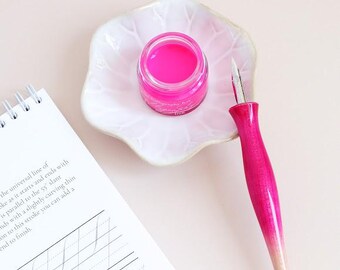 Pink Ombre Straight Pen