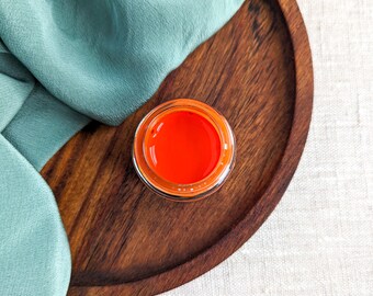 Orange Calligraphy Ink, Handmade Dip Pen Ink, 15ml Jar