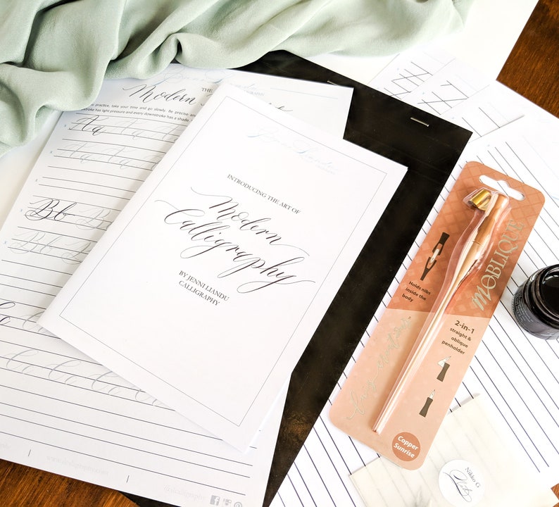 Essential Calligraphy Kit for Beginners Modern Calligraphy Etsy UK
