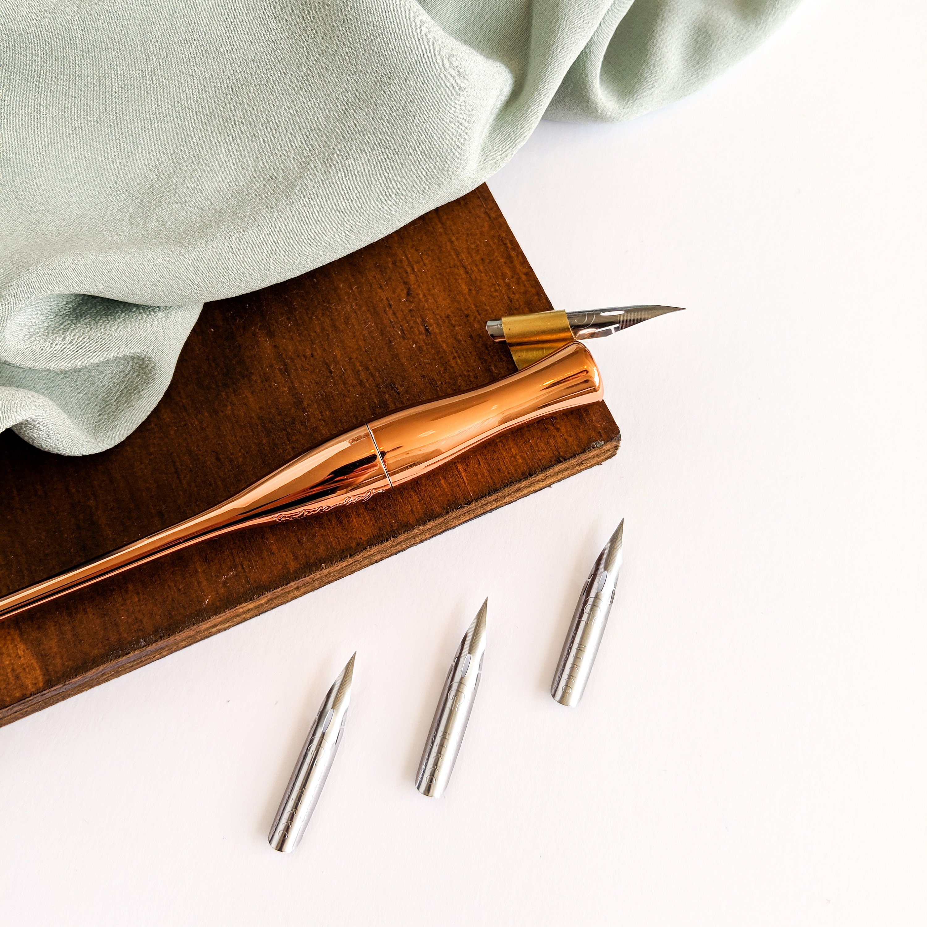 Set of 3 nikko G nibs. Modern calligraphy nib. copperplate Etsy