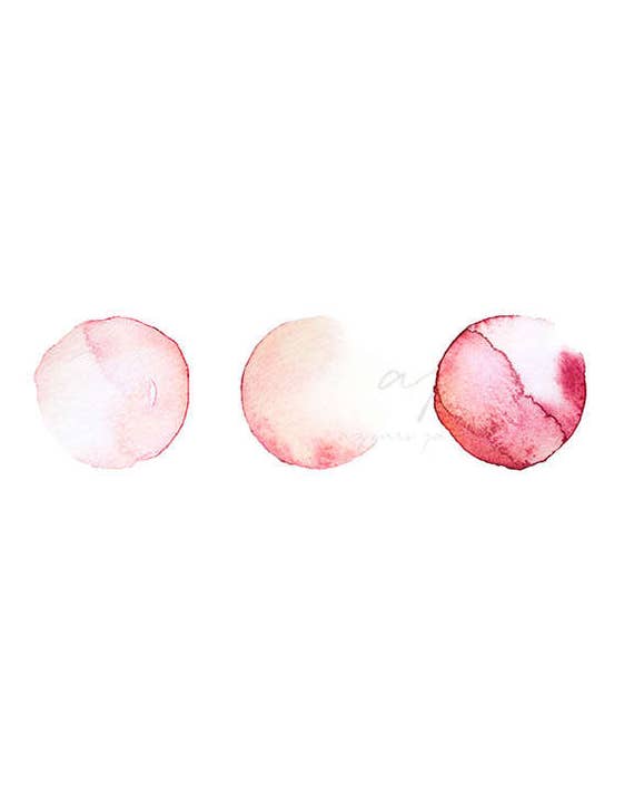 Abstract Watercolor INSTANT DOWNLOAD Art, Watercolor Printables, Watercolor  Art, Pink Watercolor, Circle Art, Pink Printable, Gallery Wall -   Ireland