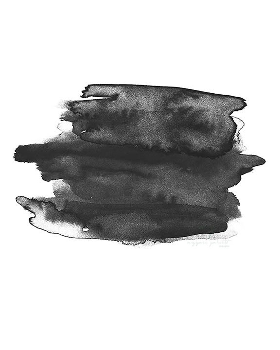 Black and White Watercolor INSTANT DOWNLOAD, Black and White Printable ...