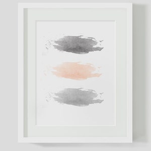 Abstract Watercolor Brush INSTANT DOWNLOAD Art, Watercolor Printables, Watercolor Art, Colorful Print, Abstract Artwork, Digital Art