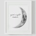 Good Night Moon Printable, INSTANT DOWNLOAD, Good Night Printable, Kids ...