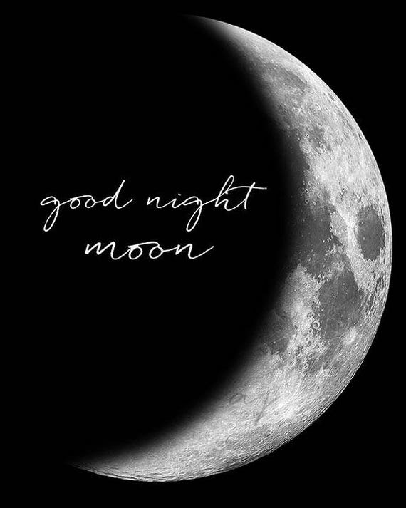 Buenas Noches Luna Imprimible, DESCARGA INSTANTE, Buenas Noches