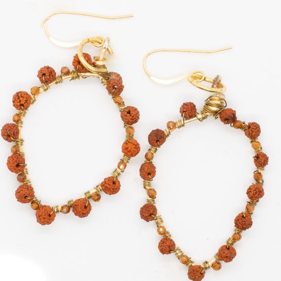 Rudraksha Laksmi - Citrine -Jupiter - Thursday - Astrology - Ayurveda Spiritual Jewelry - AlohaVeda - Ayurveda Superfood - Ayurveda Maui