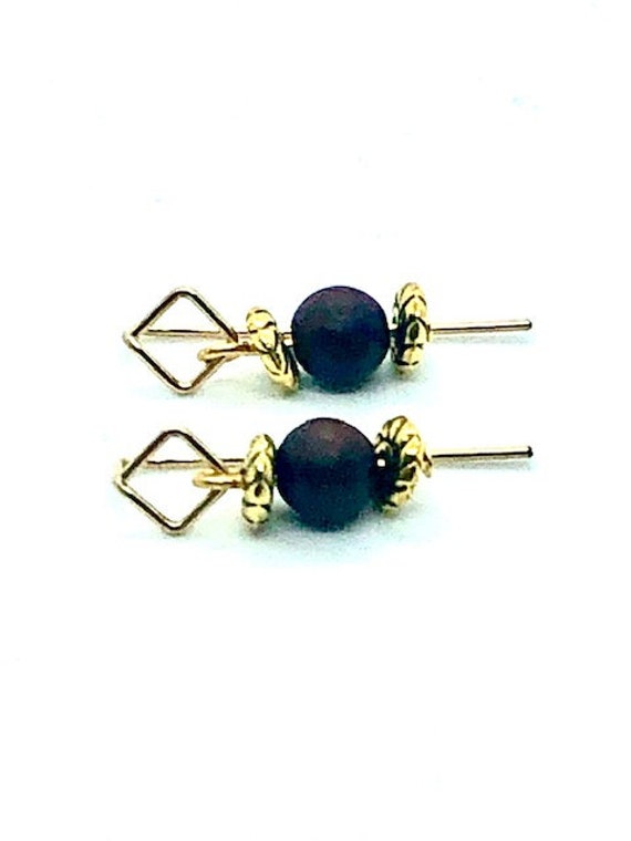 RoseWood Earrings - Ayurveda - Spiritual Jewelry - Sandalwood - Ayurveda Superfood Products - AlohaVeda Maui - Hand Made - Hawaii