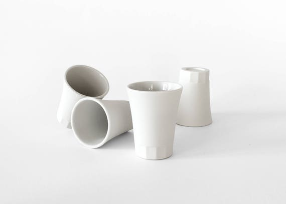 Modern Espresso Cup POSITANO. Italy Handmade Porcelain, Ideal as
