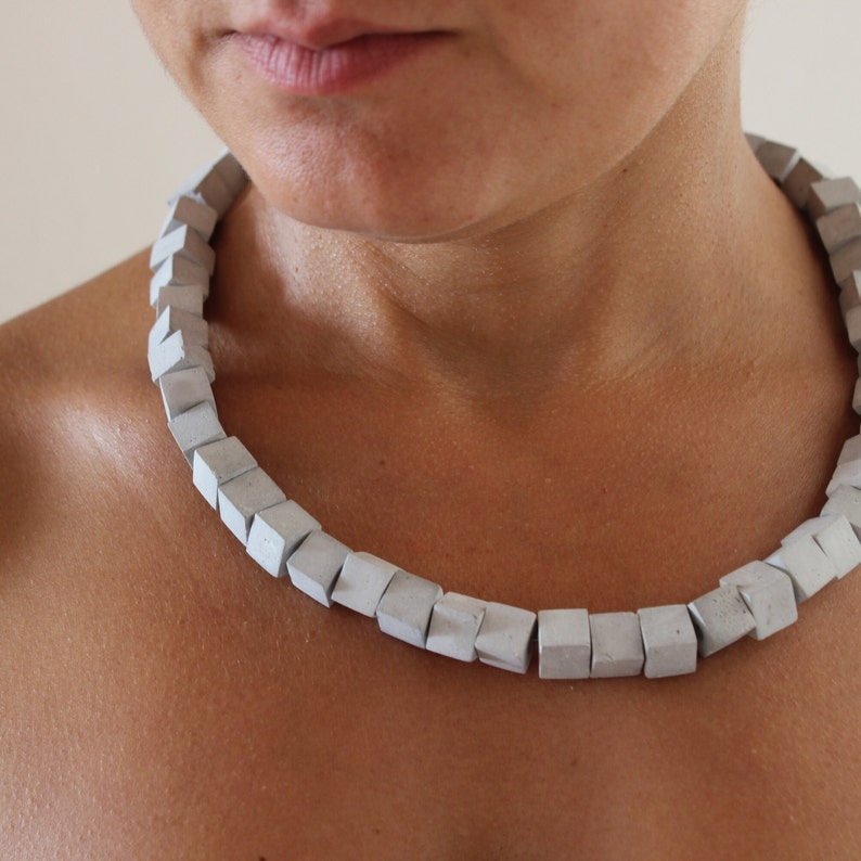 Modern Necklace Concrete CLCNN50