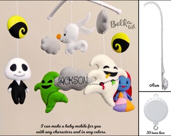 Nightmare Before Christmas Baby Mobile Etsy