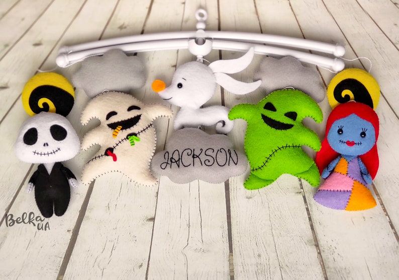 Nightmare Before Christmas Baby Mobile Hanging Decorations Etsy