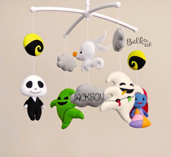 Mcdonalds Nightmare Before Christmas Toys 2022 Nightmare Before Christmas Baby Mobile Hanging Decorations | Etsy