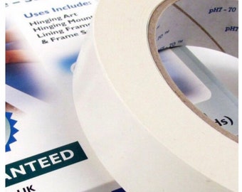 Conservation Paper Hinging Tape for Mounting Paper Artworks / Self-Adhesive