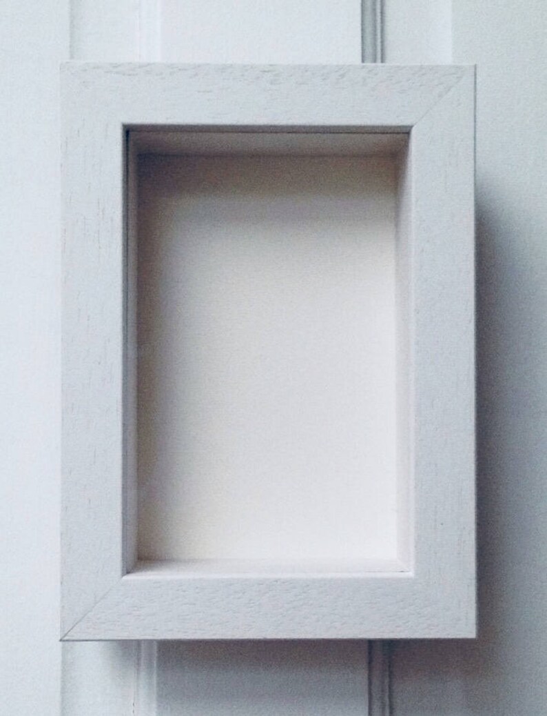 16x24in 40x60cm Deep Box Frame White Black Etsy 16x24in 40x60cm Deep Box Frame White Black Etsy