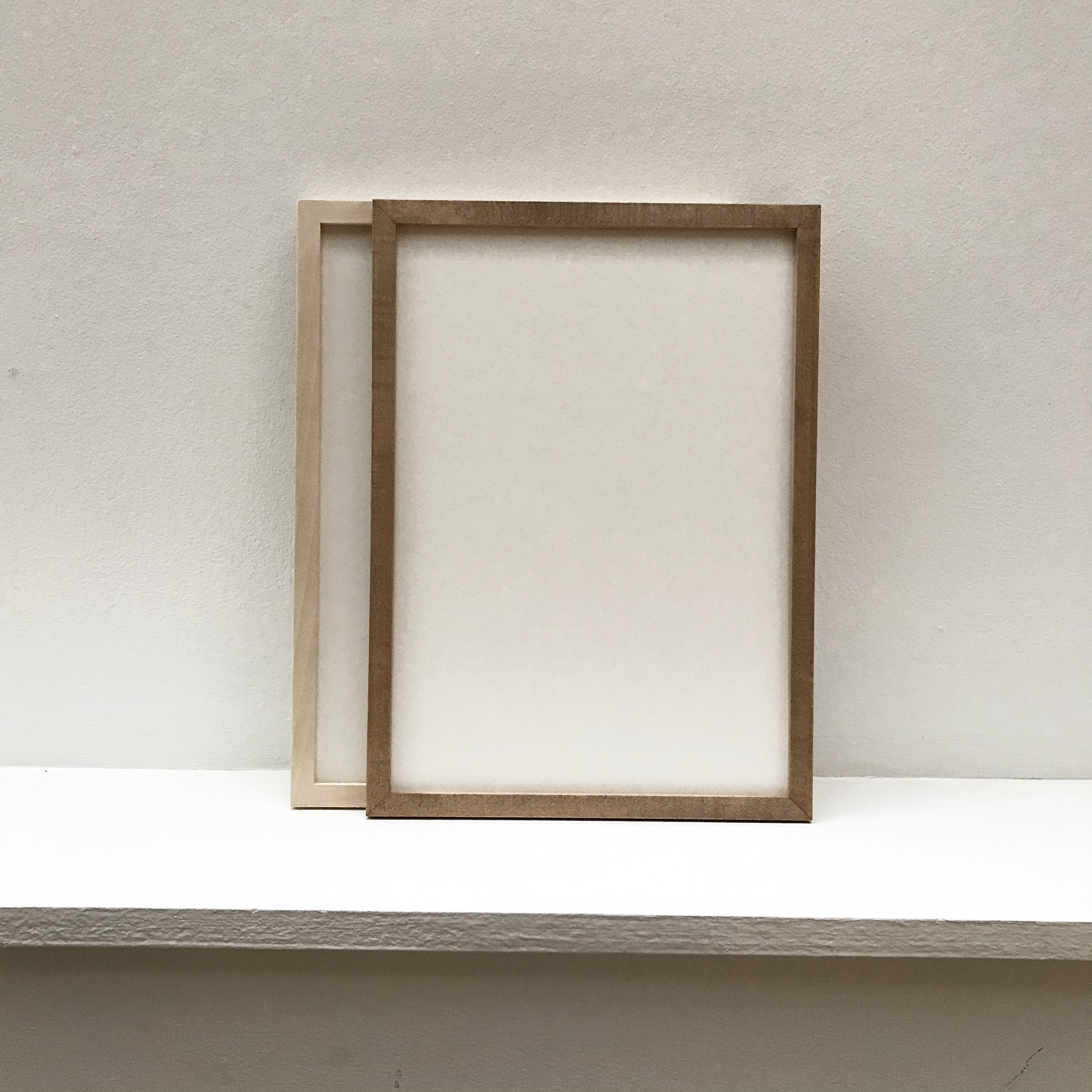 A4 8x10in Thin Natural Wood Picture Frame Etsy