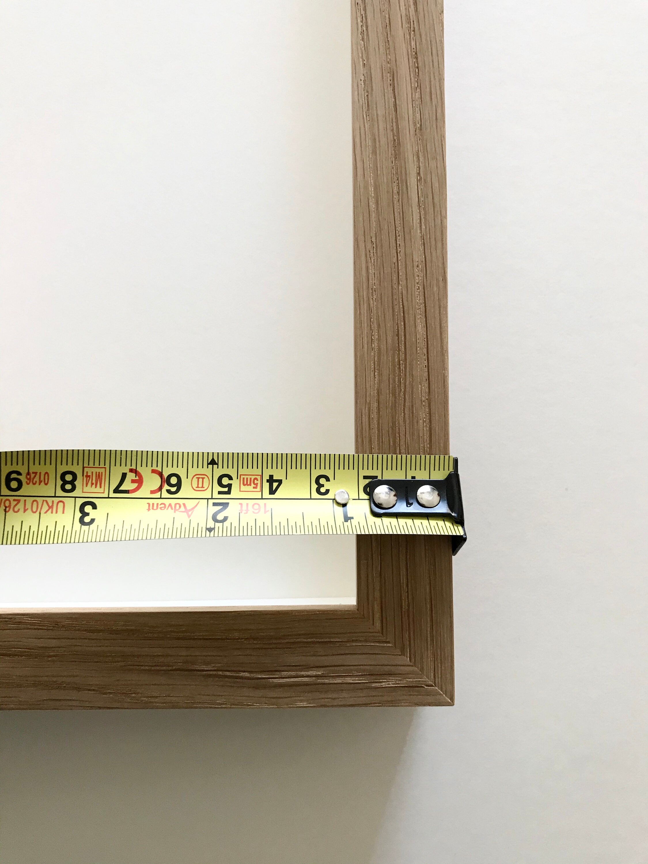 8x10inch Solid Oak Wood Box Frame with Gallery Acrylic or Etsy