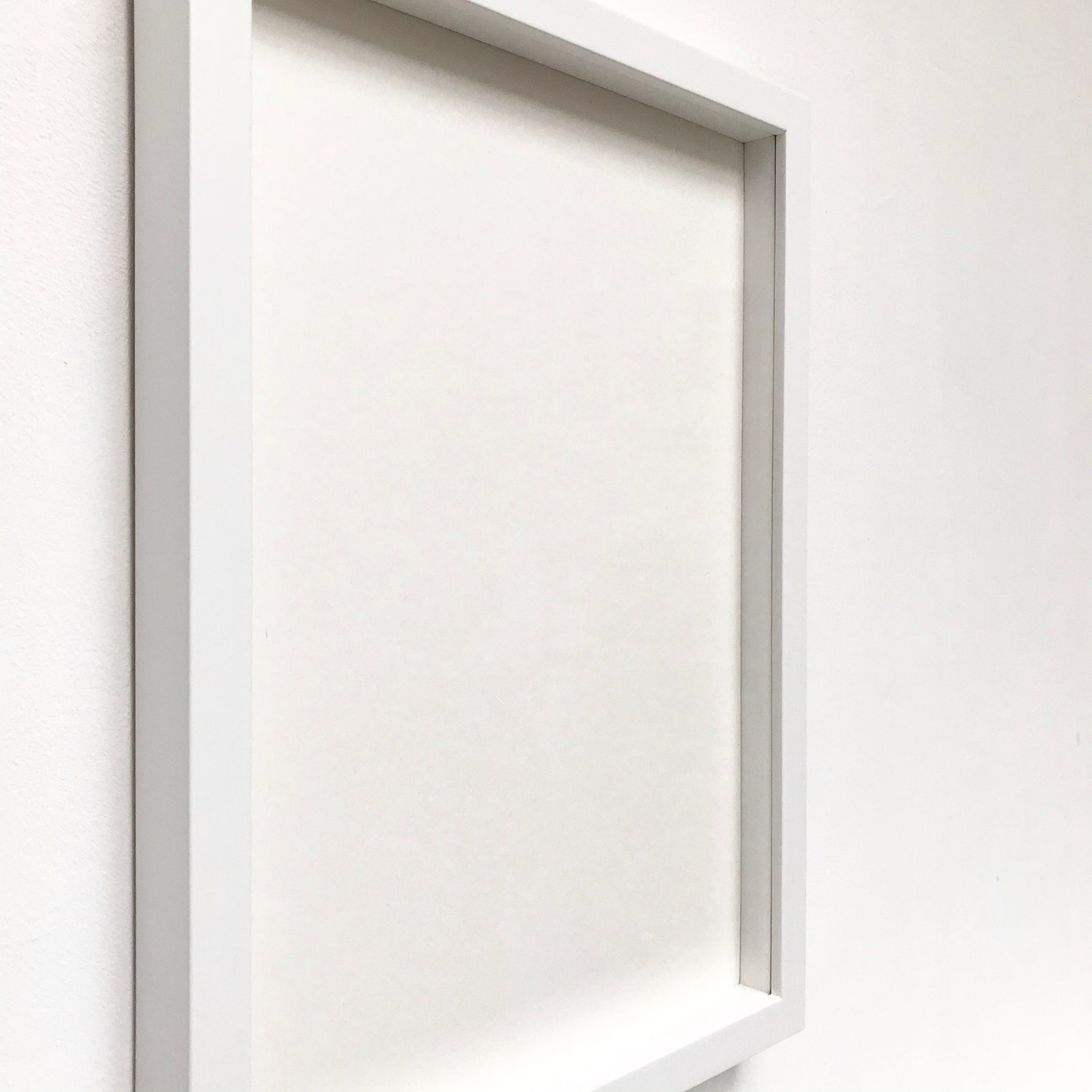 A4 8x10in 20x25cm Thin White Box Frame Also Available in Etsy