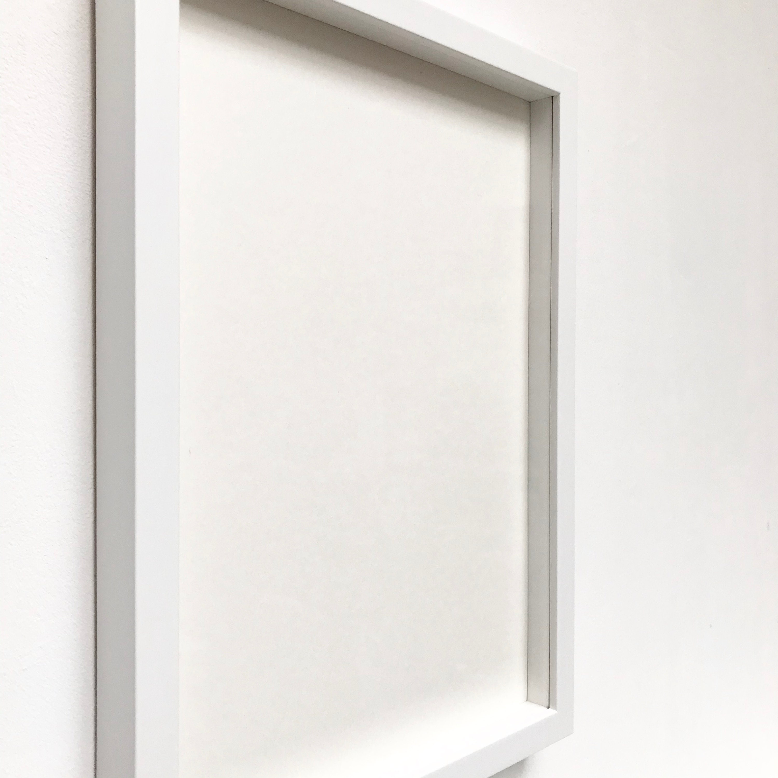 A4 8x10in 20x25cm Thin White Box Frame Also Available in Etsy