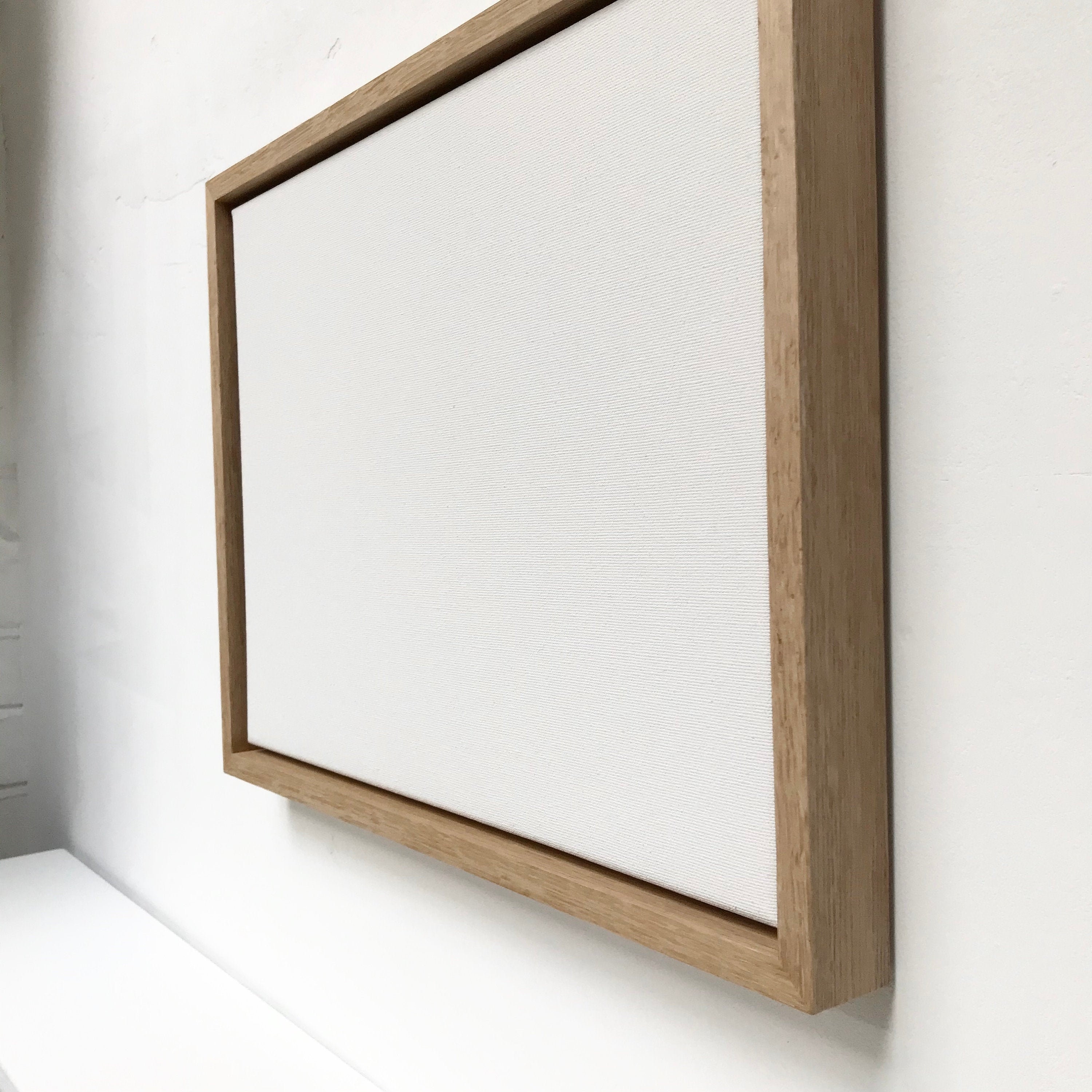 16x20in 30x40cm Natural Oak or Ash Tray Frame for Canvas Etsy