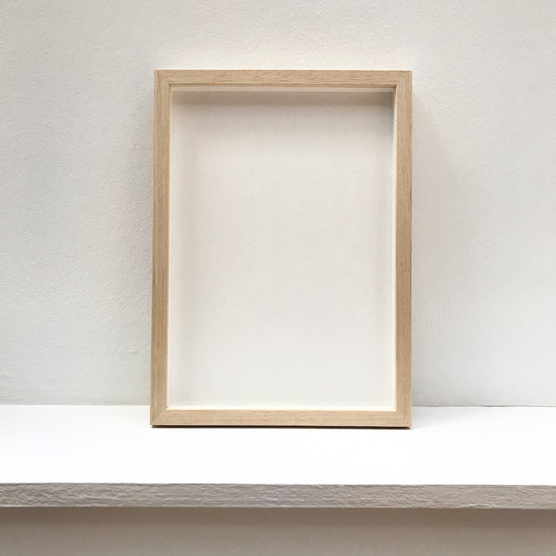 A4 Natural Wood Box Frame More Details in the Item Etsy UK