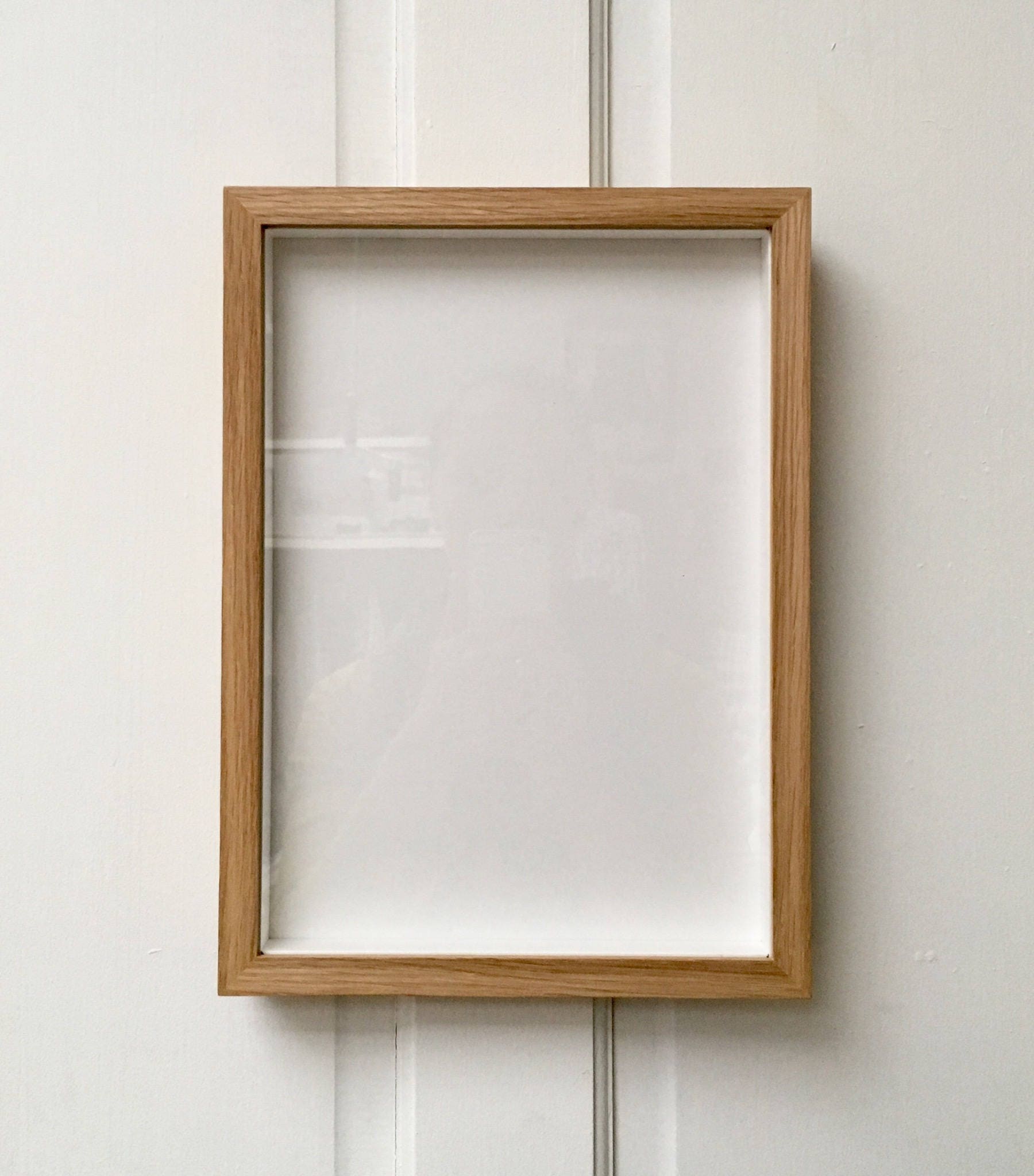 A4 Solid Oak/Ash Picture Frame Thin Wood NonBreaking Etsy