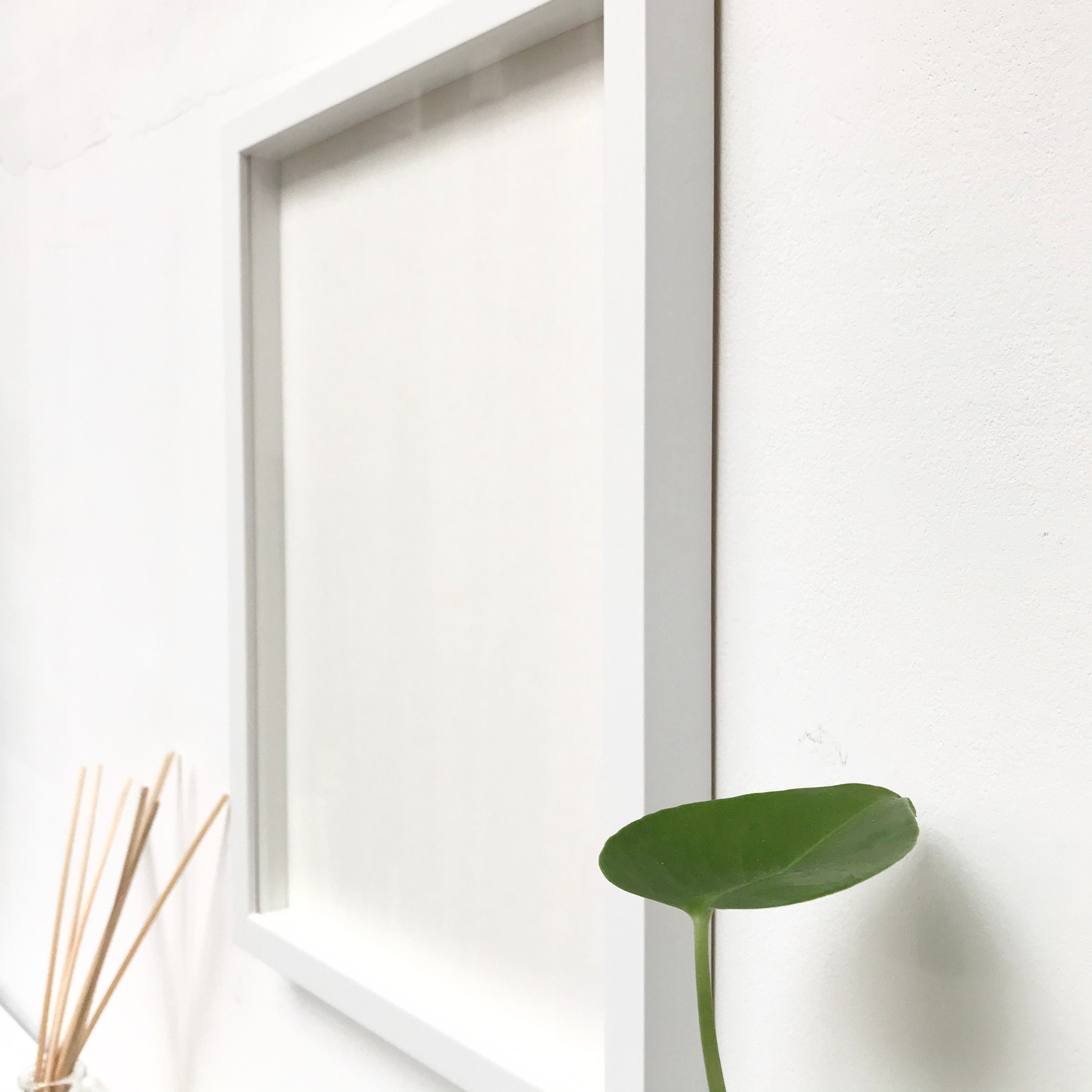 A4 8x10in 20x25cm Thin White Box Frame Also Available in Etsy