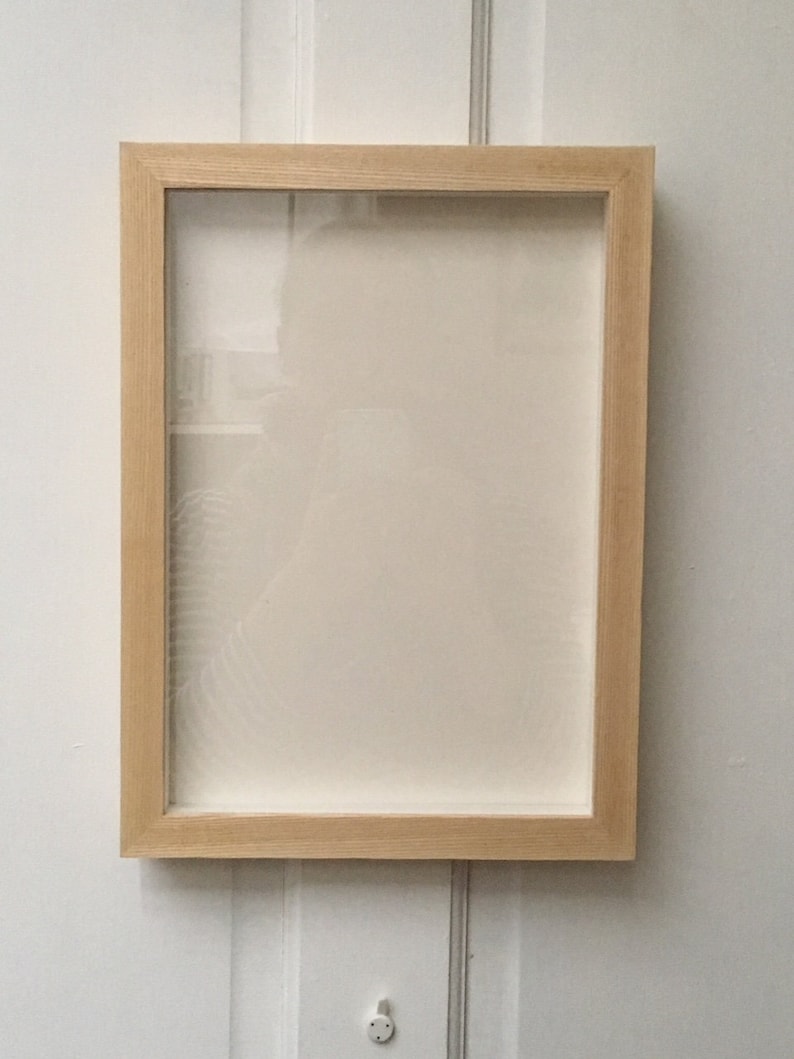 A3 Natural Ash Wood Box Frame with Gallery Acrylic or Glass Etsy