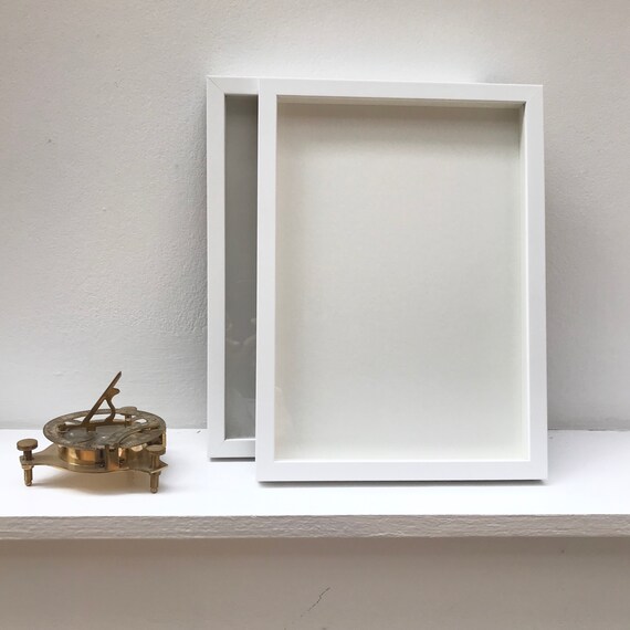 A4 white cheap box frame