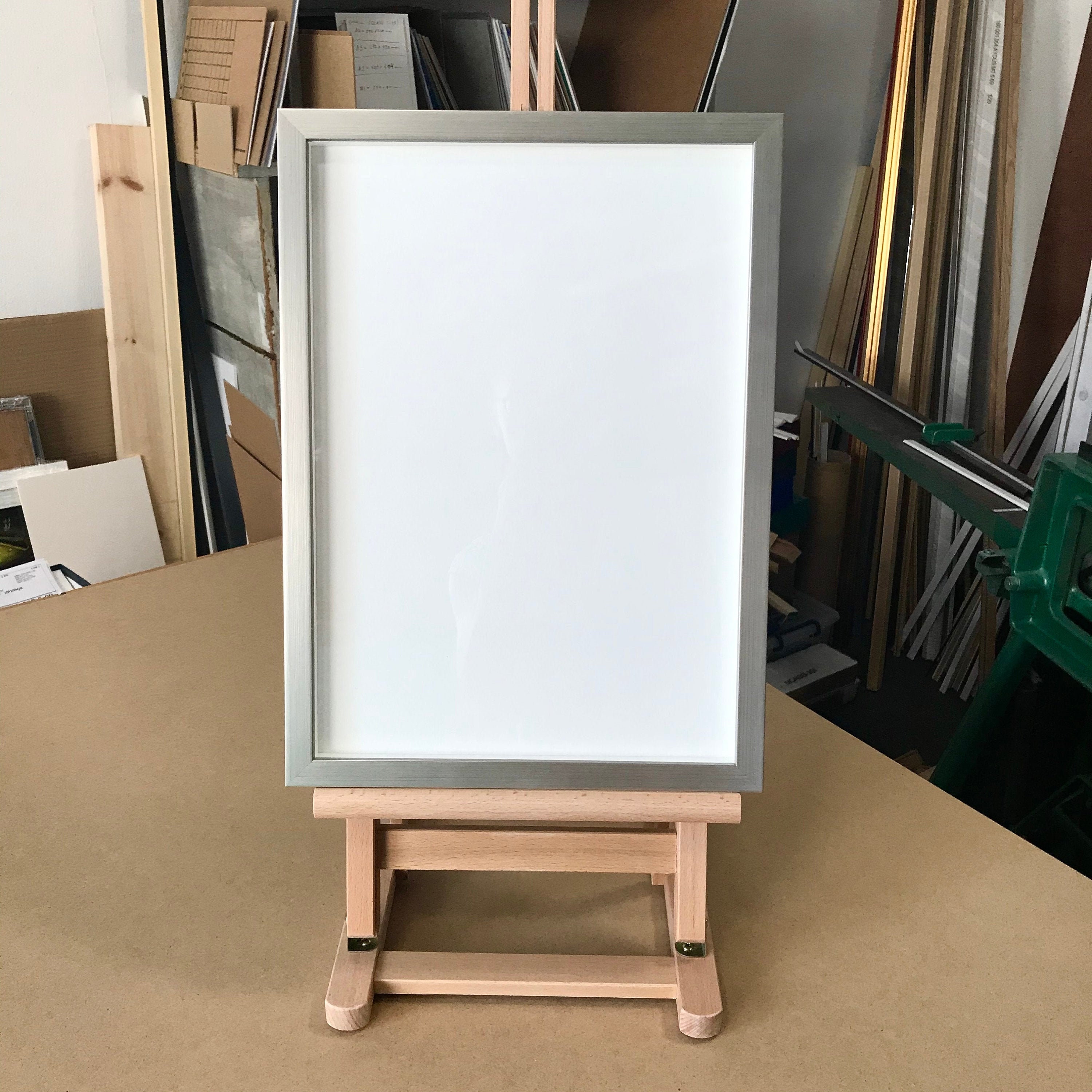 A3 Pale Gold Box Frame with Gallery Acrylic Etsy