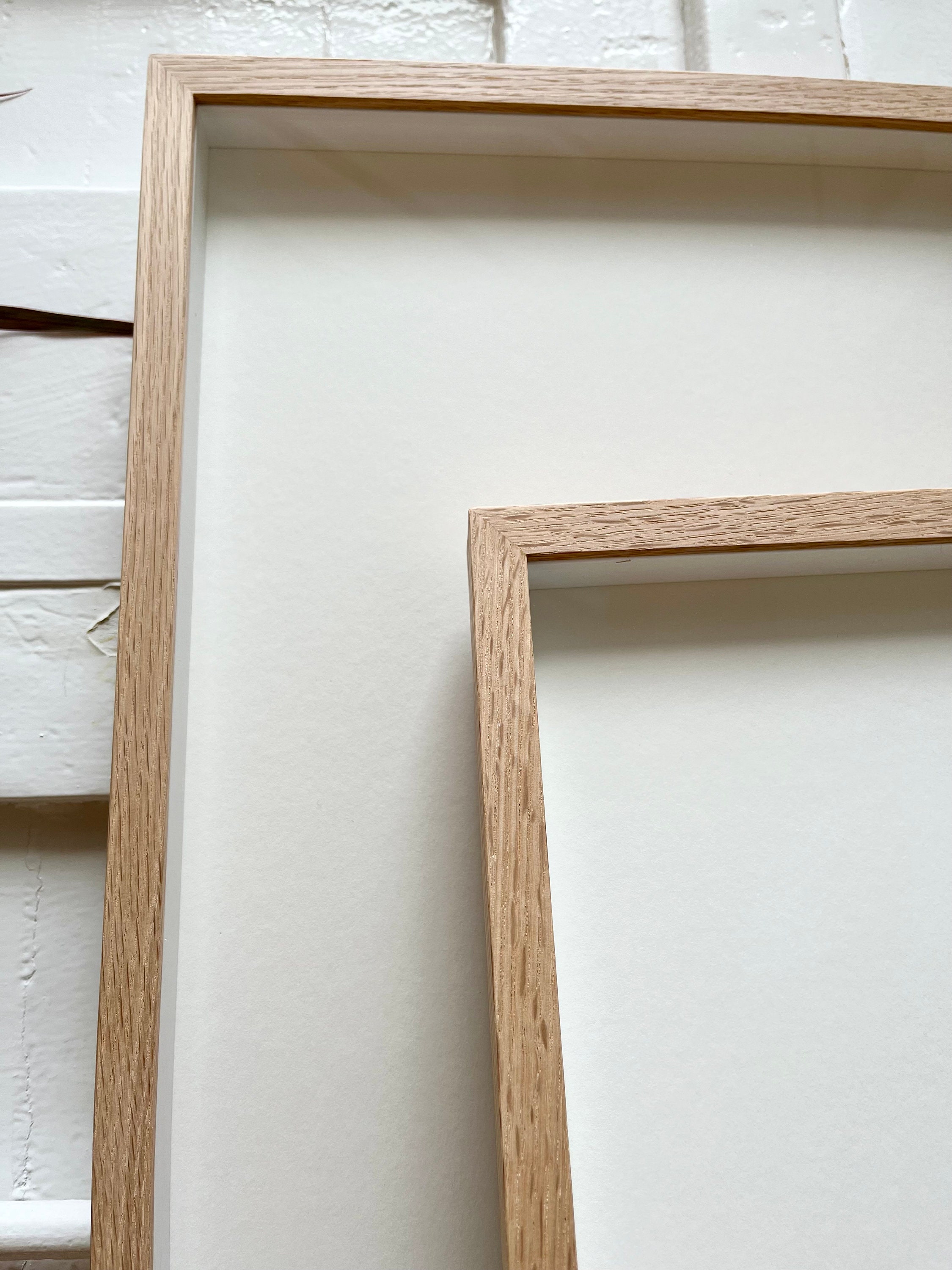 A3 Oak Box Frame: Solid Wood Gallery Frame - Etsy UK
