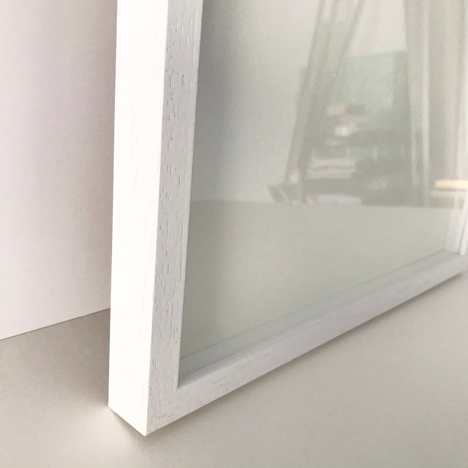 Thin White Wood Box Frame A3 30x40cm 12x16inches Etsy