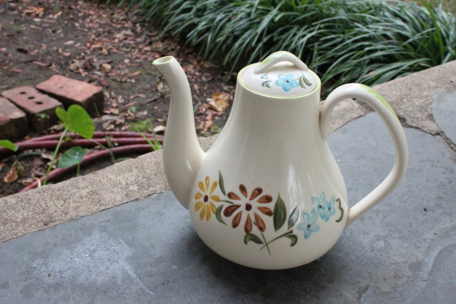 Spring Daisy Teapot by Maruta Japan Handpainted Etsy