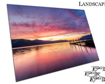 ENGLISH SEASIDE MORNING WALL ART LARGE A1 POSTER 33 X 23 INCH