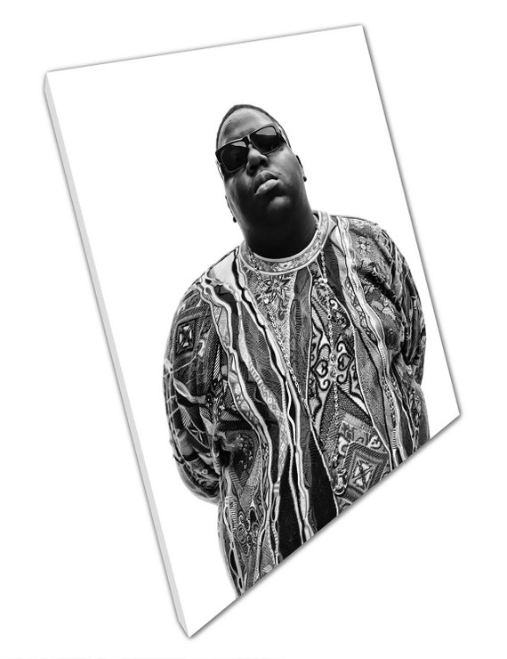 Hip Hop Legend Biggie Smalls Music Art Ready to Hang Wall Art 