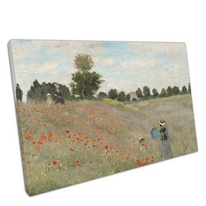 Serene Meadow Stroll Canvas: Von der Natur inspirierte Kunst für Zuhause & im Büro