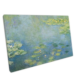 Claude Monet Seerosen Kunstdruck - fertig zum Aufhängen - Leinwand für Zuhause oder das Büro