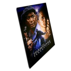Lienzo decorativo de Shawshank Redemption: Impresión icónica de la película para decoración del hogar y la oficina