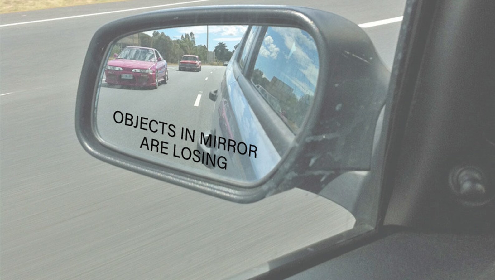 Objects in Mirror Are Losing Mirror Decal Car Decal Side Etsy