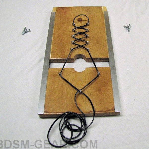 Wooden CBT Board Bdsm Mistress Torture Male Submissive Toy all Made in the USA!