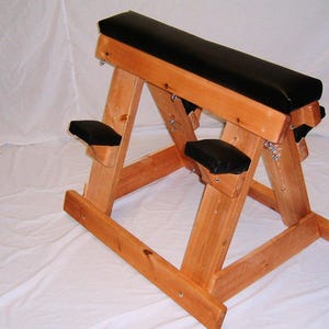 36" Bondage / Spanking Horse with pads   Bondage Equipment, Bondage Furniture Spanking bench built in the USA! FREE SHIPPING