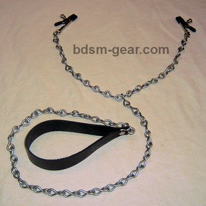 Submissive Nipple Leash, Slave Lead