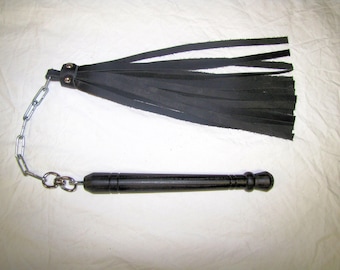 Pro Series 1, 2, and 3 head Floggers on a Chain, Genuine Leather Spanking, Flogging, Made in the USA Free Shipping!!