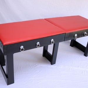 PORTABLE!! Beautiful Sex Table for Adult furniture play. All Dungeon Furniture made in the USA
