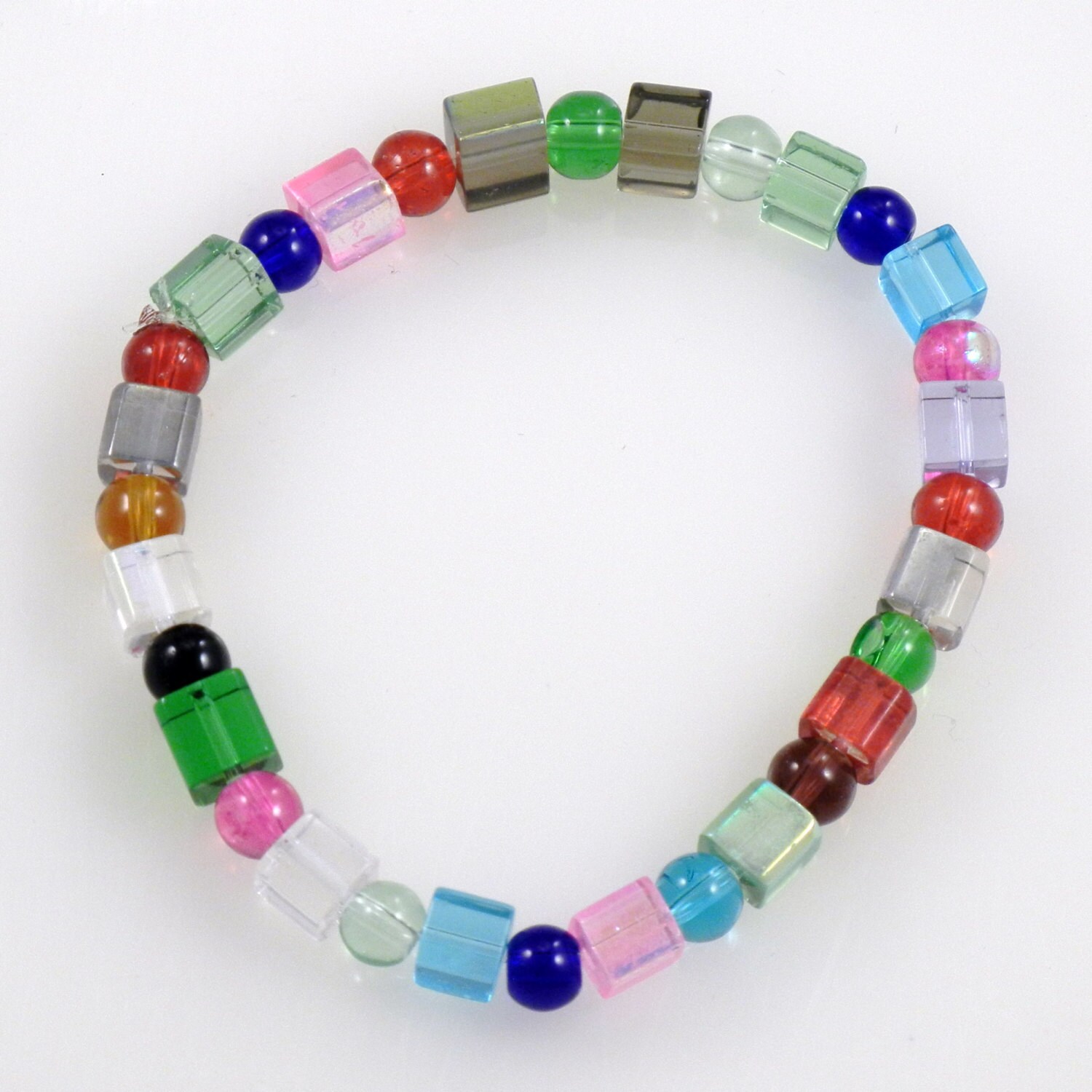Clear Bead Bracelet Etsy